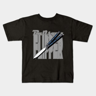 Balisong Flipper 6 Kids T-Shirt